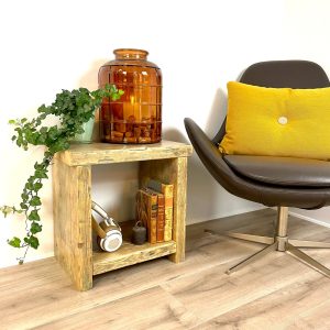Emma Sidebord af Genbrugstræ | Sofa/Side Bord