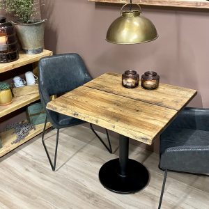 Freja Cafébord på Centerfod | Hvid Olie
